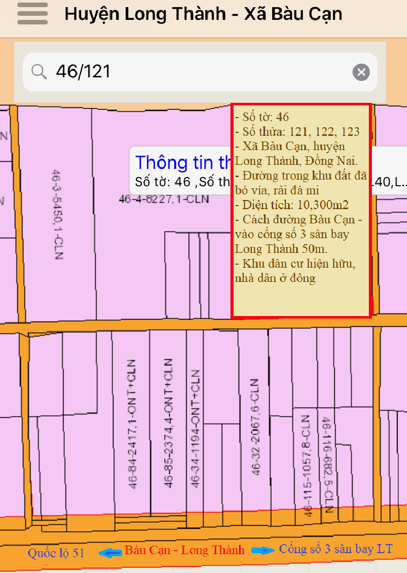 Bán đất Long Thành