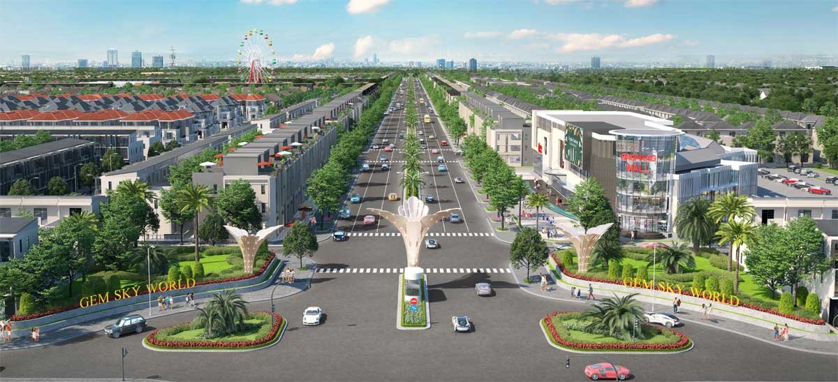Khu đô thị Gem Sky World là dự án bán đất sân bay Long Thành có quy mô lớn